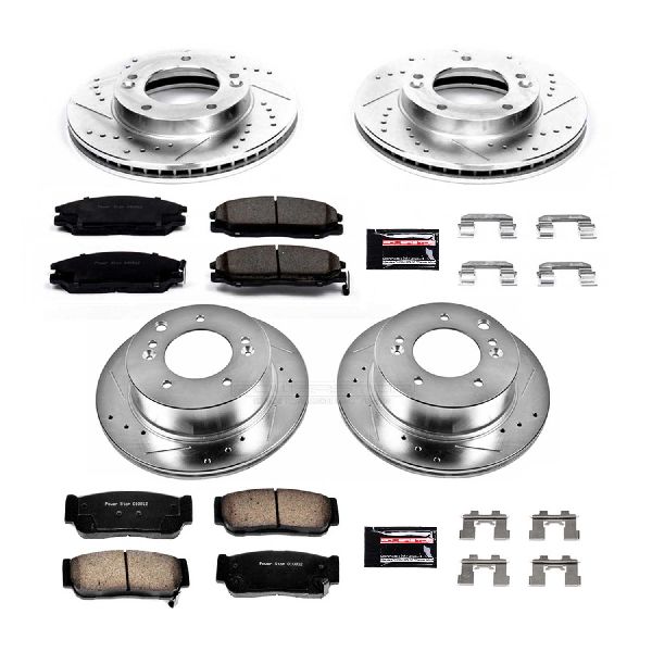 2003-2006 Kia Sorento Disc Brake Kit - Front and Rear (Powerstop)