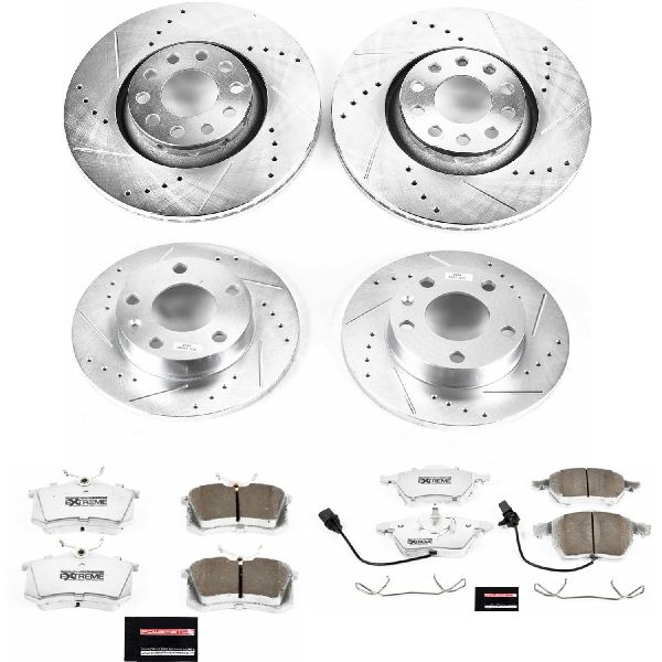 2004-2005 Audi A4 Quattro Disc Brake Kit - Front and Rear (Powerstop)