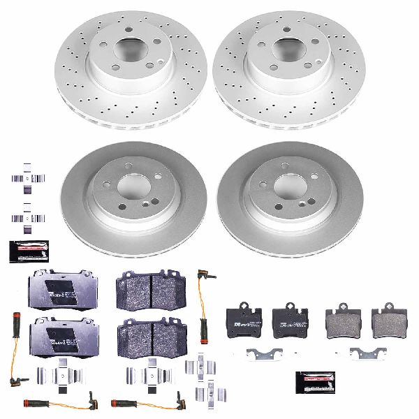 2002-2003 Mercedes-Benz S500 Disc Brake Kit - Front and Rear (Powerstop)