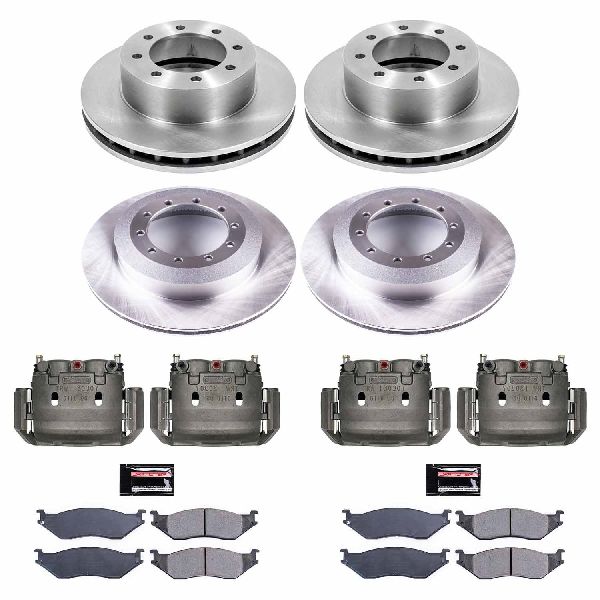 2002-2004 Ford F-550 Super Duty Disc Brake Kit - Front and Rear (Powerstop)
