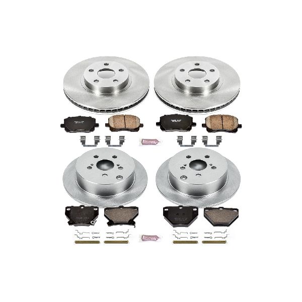 2003-2006 Pontiac Vibe Disc Brake Kit - Front and Rear (Powerstop)