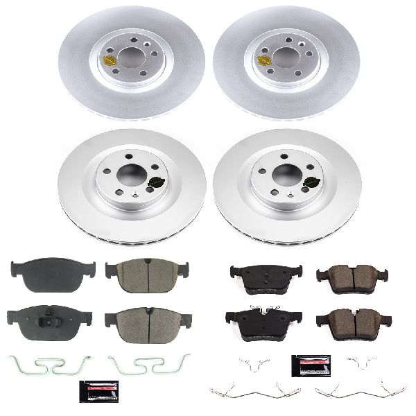 2017-2024 Volvo S90 Disc Brake Kit - Front and Rear (Powerstop)