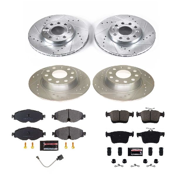 2019-2024 Volkswagen Jetta Disc Brake Kit - Front and Rear (Powerstop)