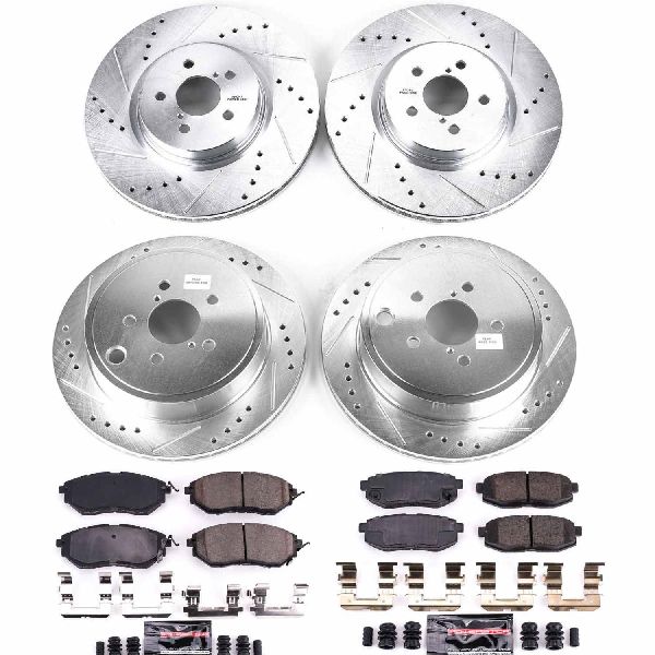 2010-2014 Subaru Legacy Disc Brake Kit - Front and Rear (Powerstop)