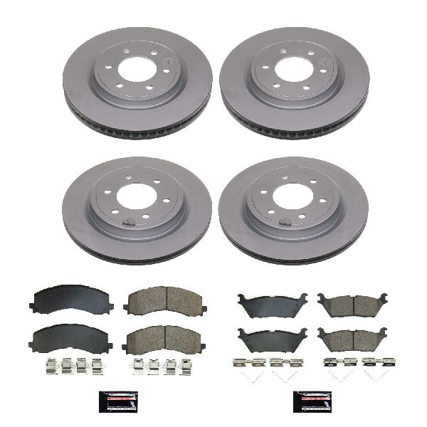 2022-2024 Lincoln Navigator Disc Brake Kit - Front and Rear (Powerstop)