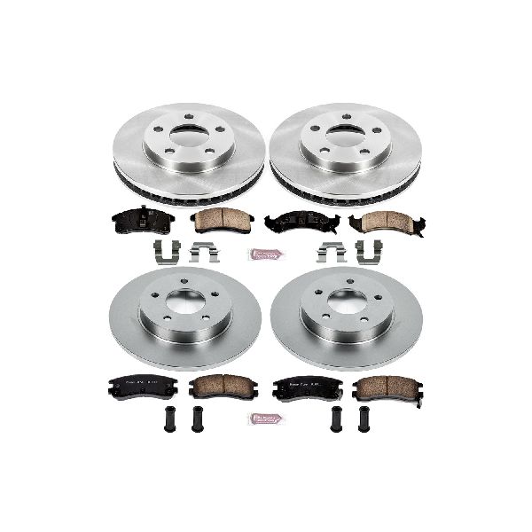 1992-1993 Cadillac Eldorado Disc Brake Kit - Front and Rear (Powerstop)