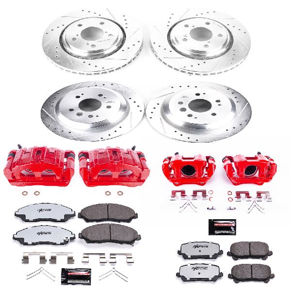 2017-2020 Honda Ridgeline Disc Brake Kit - Front and Rear (Powerstop)