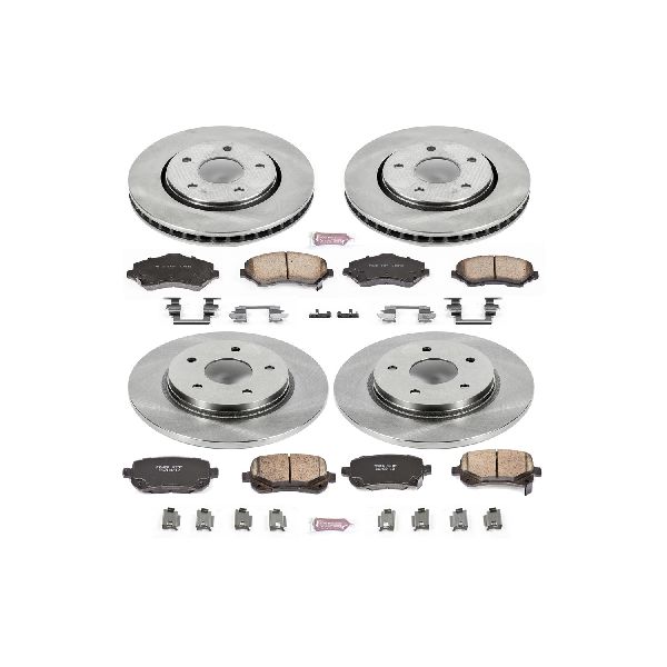 2008-2012 Dodge Grand Caravan Disc Brake Kit - Front and Rear (Powerstop)