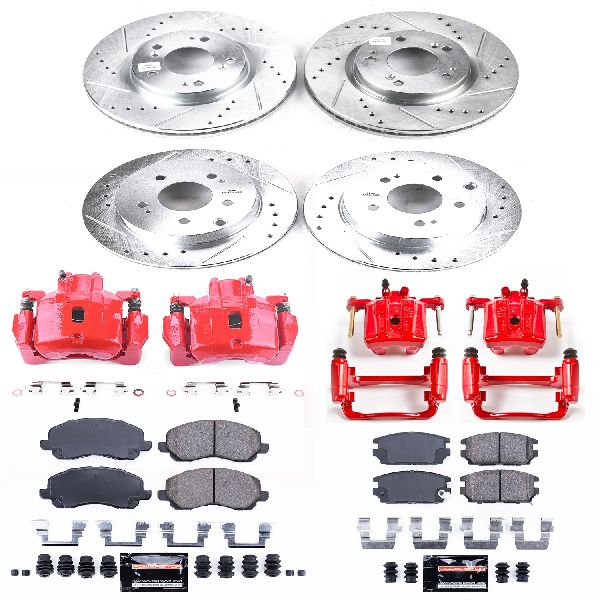 2007-2009 Mitsubishi Galant Disc Brake Kit - Front and Rear (Powerstop)