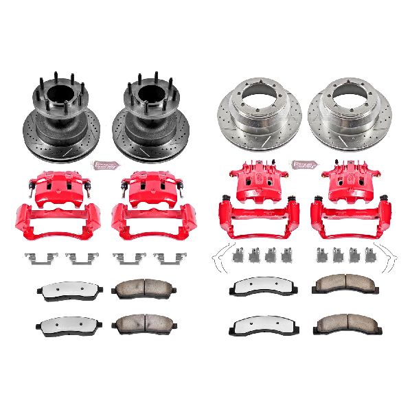 1999-2000 Ford F-350 Super Duty Disc Brake Kit - Front and Rear (Powerstop)