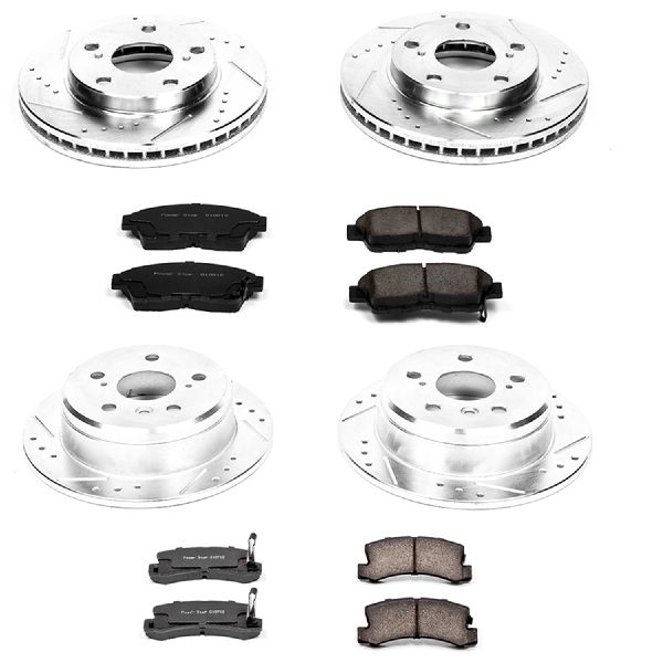 1992-1996 Toyota Camry Disc Brake Kit - Front and Rear (Powerstop)