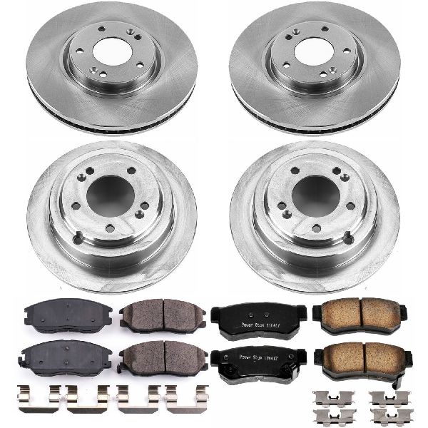 2004-2006 Kia Amanti Disc Brake Kit - Front and Rear (Powerstop)