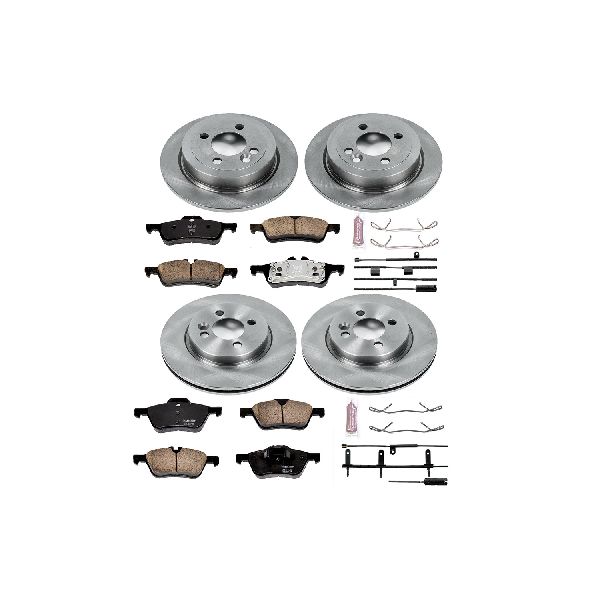 2007-2008 Mini Cooper Disc Brake Kit - Front and Rear (Powerstop)