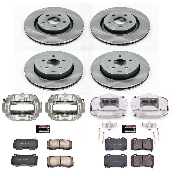 2006-2010 Jeep Grand Cherokee Disc Brake Kit - Front and Rear (Powerstop)