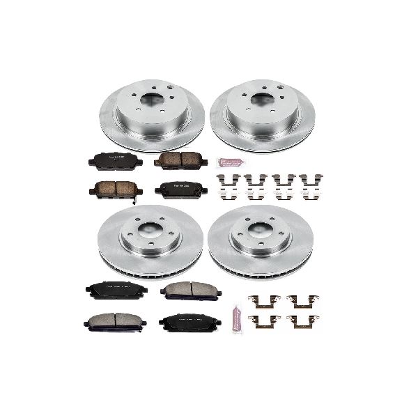2004-2009 Nissan Quest Disc Brake Kit - Front and Rear (Powerstop)