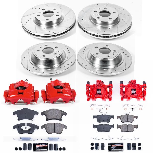 2015-2016 Lincoln MKZ Disc Brake Kit - Front and Rear (Powerstop)