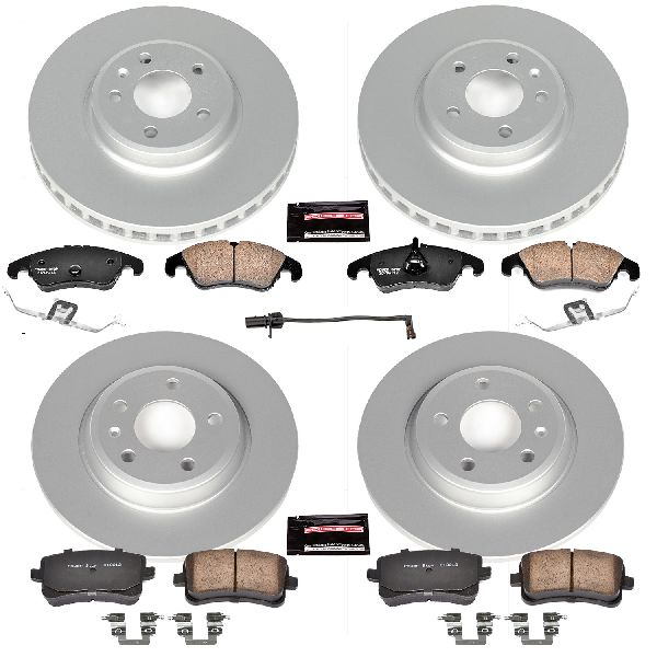 2009-2011 Audi A4 Disc Brake Kit - Front and Rear (Powerstop)