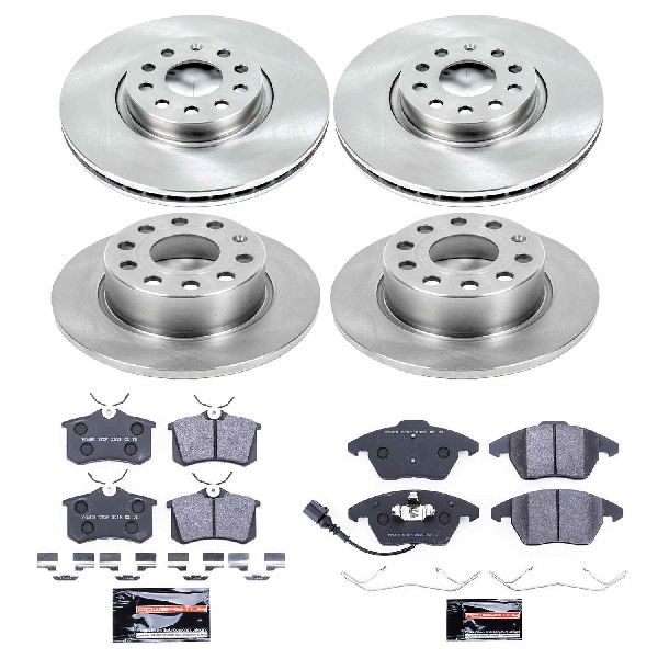2013-2018 Volkswagen Jetta Disc Brake Kit - Front and Rear (Powerstop)