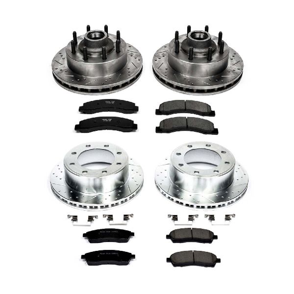 1999-2002 Ford F-350 Super Duty Disc Brake Kit - Front and Rear (Powerstop)