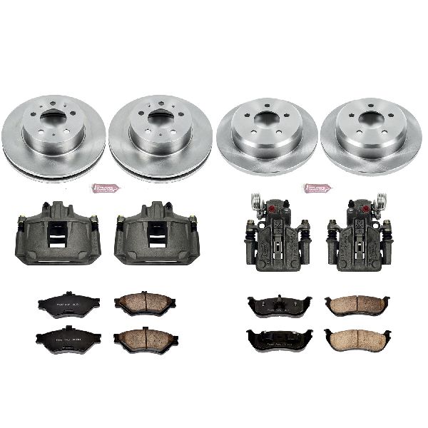 1996-1997 Lincoln Town Car Disc Brake Kit - Front and Rear (Powerstop)