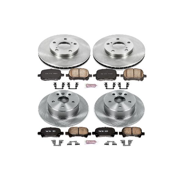 2000-2004 Toyota Avalon Disc Brake Kit - Front and Rear (Powerstop)