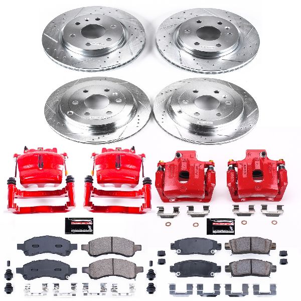 2008-2017 Buick Enclave Disc Brake Kit - Front and Rear (Powerstop)