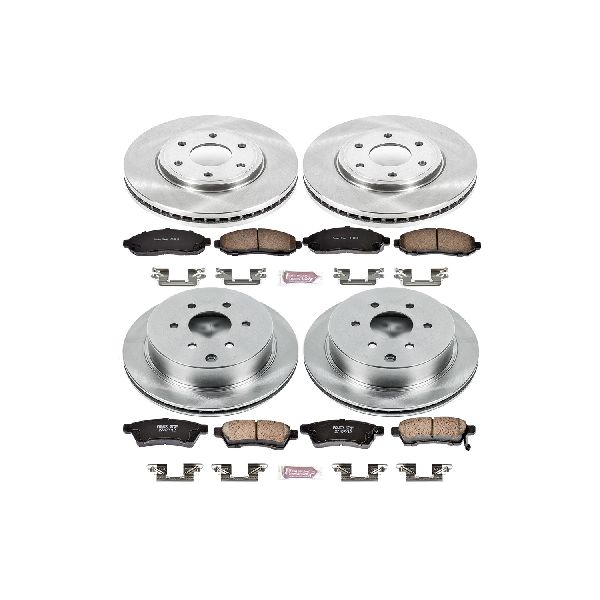 2009-2012 Suzuki Equator Disc Brake Kit - Front and Rear (Powerstop)
