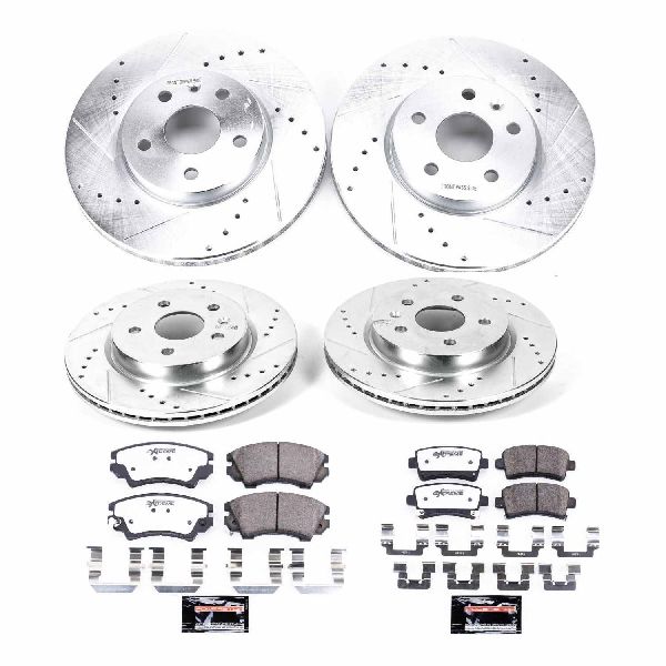 2010-2011 Saab 9-5 Disc Brake Kit - Front and Rear (Powerstop)