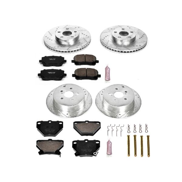 2003-2006 Pontiac Vibe Disc Brake Kit - Front and Rear (Powerstop)