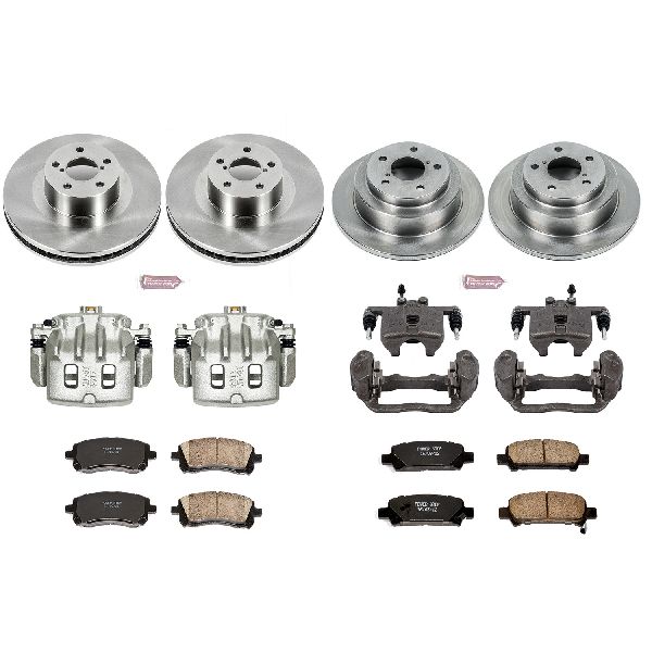 2002-2003 Subaru Impreza Disc Brake Kit - Front and Rear (Powerstop)