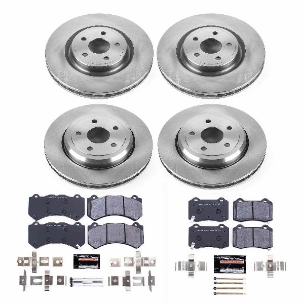 2012-2017 Jeep Grand Cherokee Disc Brake Kit - Front and Rear (Powerstop)