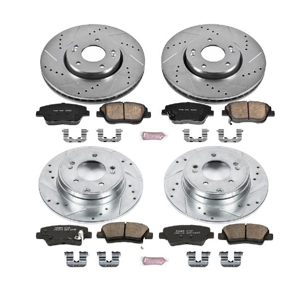 2011-2015 Hyundai Sonata Disc Brake Kit - Front and Rear (Powerstop)