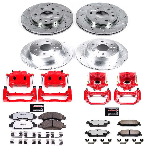 2008-2014 Chevrolet Tahoe Disc Brake Kit - Front and Rear (Powerstop)