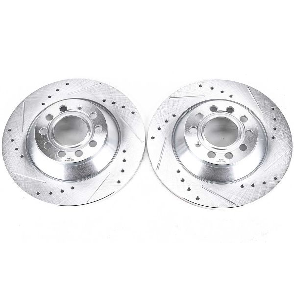 2006-2011 Audi A6 Disc Brake Rotor Set - Rear (Powerstop)