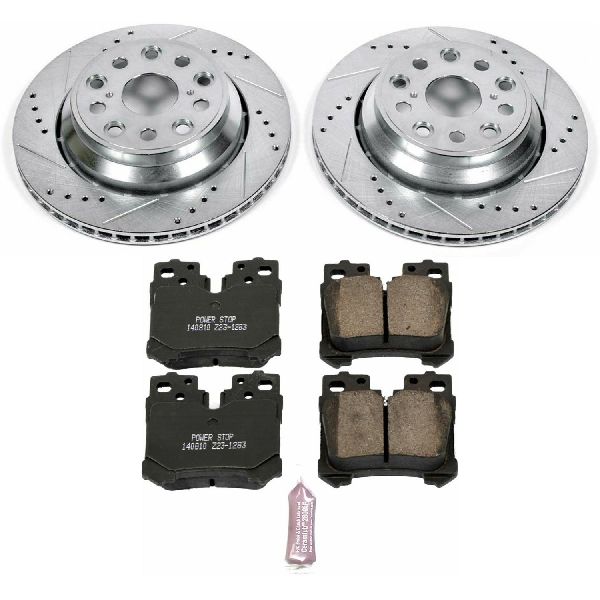 2007-2009 Lexus LS460 Disc Brake Kit - Rear (Powerstop)