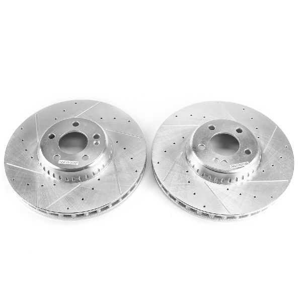2015-2023 Mercedes-Benz C300 Disc Brake Rotor Set - Front (Powerstop)