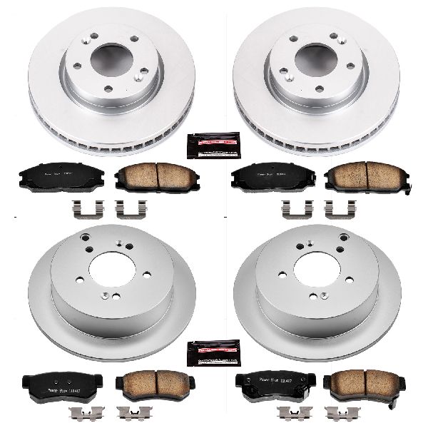 2001-2004 Hyundai Santa Fe Disc Brake Kit - Front and Rear (Powerstop)