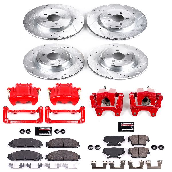 2006-2008 Dodge Magnum Disc Brake Kit - Front and Rear (Powerstop)