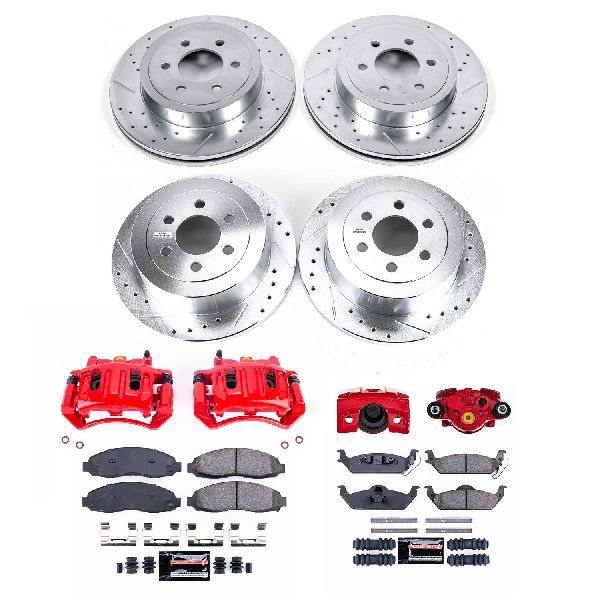 2003-2004 Dodge Dakota Disc Brake Kit - Front and Rear (Powerstop)