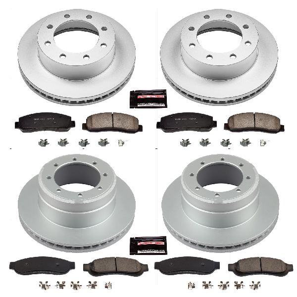 2010-2011 Ford F-350 Super Duty Disc Brake Kit - Front and Rear (Powerstop)