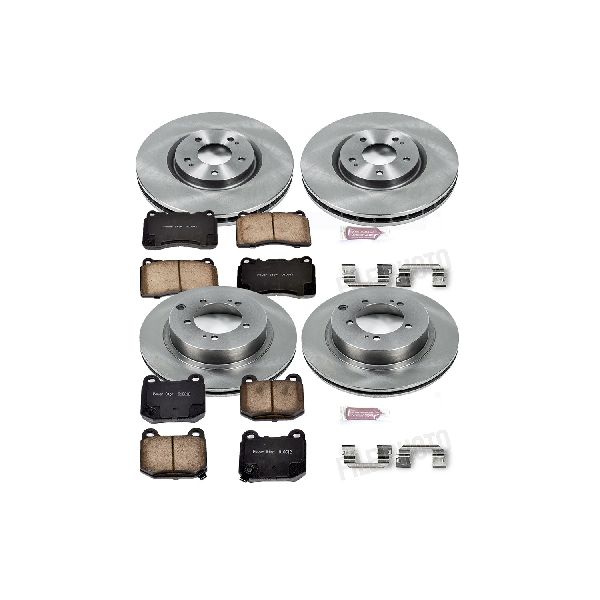 2003-2006 Mitsubishi Lancer Disc Brake Kit - Front and Rear (Powerstop)