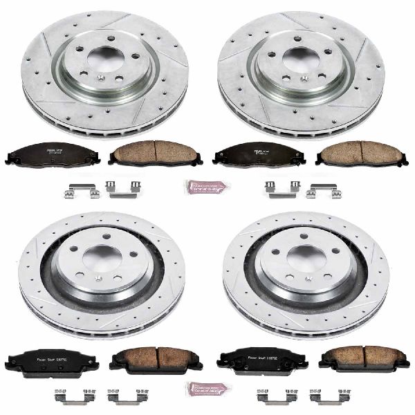 2005-2008 Pontiac Grand Prix Disc Brake Kit - Front and Rear (Powerstop)