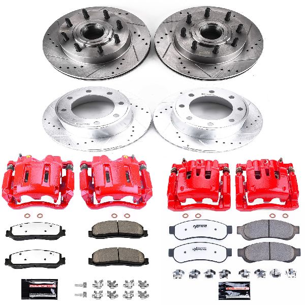 2012 Ford F-350 Super Duty Disc Brake Kit - Front and Rear (Powerstop)