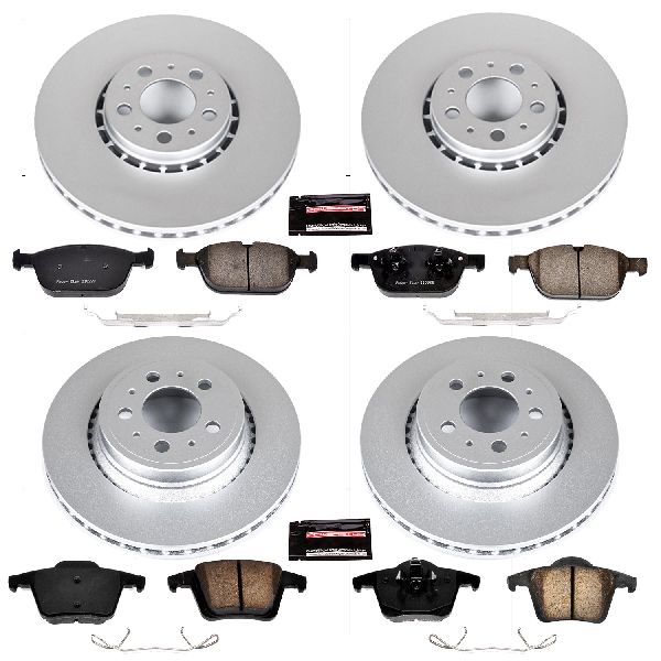 2003-2014 Volvo XC90 Disc Brake Kit - Front and Rear (Powerstop)