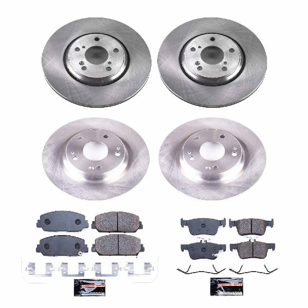 2017-2020 Honda Civic Disc Brake Kit - Front and Rear (Powerstop)