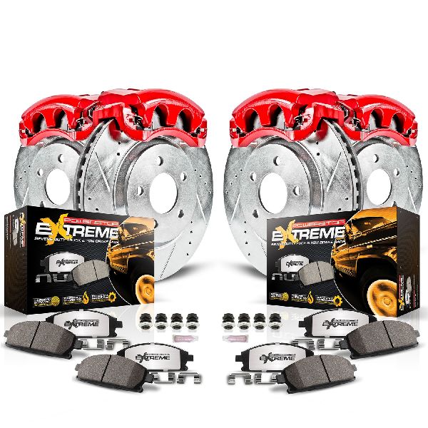 2018-2019 Jeep Wrangler Disc Brake Kit - Front and Rear (Powerstop)