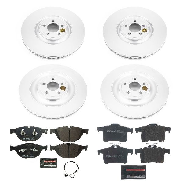 2010-2015 Jaguar XKR Disc Brake Kit - Front and Rear (Powerstop)