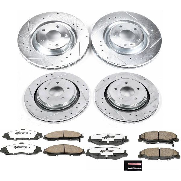 2006-2009 Cadillac XLR Disc Brake Kit - Front and Rear (Powerstop)