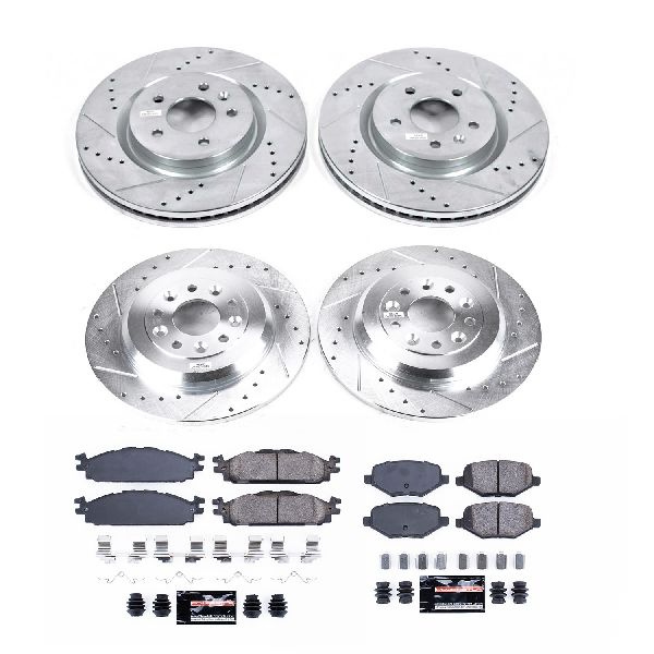 2011-2019 Lincoln MKT Disc Brake Kit - Front and Rear (Powerstop)