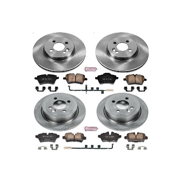 2007-2010 Mini Cooper Disc Brake Kit - Front and Rear (Powerstop)